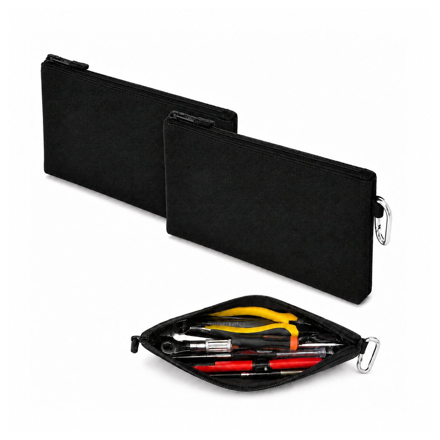 Microcase Çok Amaçlı Mini Hırdavat Çantası Vida Pense Bant Kontrol Kalemi Tornavida VB için Çanta 20X12X3 CM 2 AD AL5635