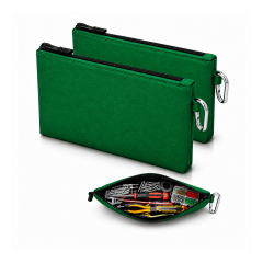 Microcase Çok Amaçlı Mini Hırdavat Çantası Vida Pense Bant Kontrol Kalemi Tornavida VB için Çanta 20X12X3 CM 2 AD AL5635