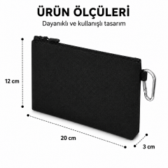 Microcase Çok Amaçlı Mini Hırdavat Çantası Vida Pense Bant Kontrol Kalemi Tornavida VB için Çanta 20X12X3 CM 2 AD AL5635