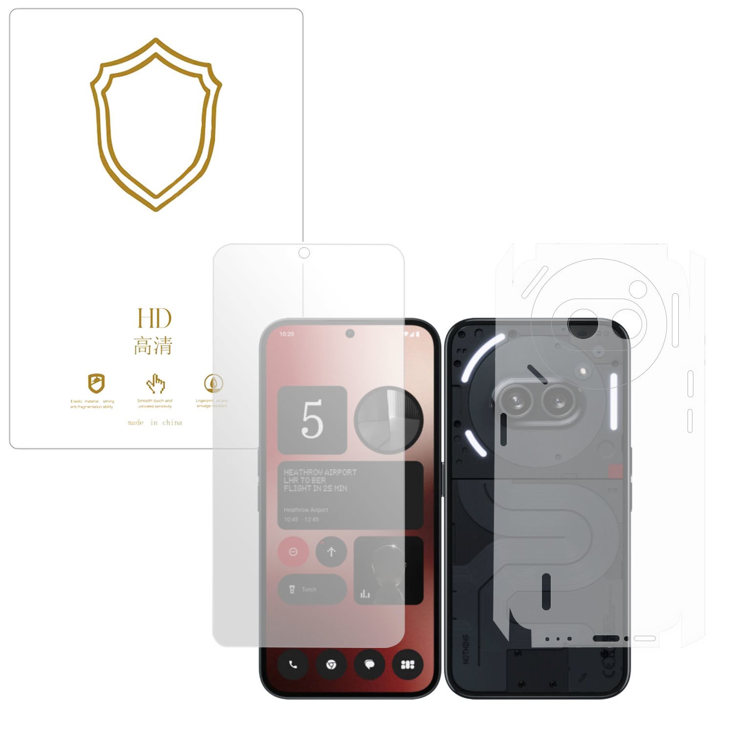Microcase Nothing Phone 2A  ile Uyumlu Full Tpu Ön Arka ve Yan 360 Nano Koruma- EKM116