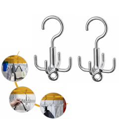 Microcase Çok Amaçlı Döner Başlıklı Metal Elbise Kravat Eşarp Askılığı 2 ADET AL5448