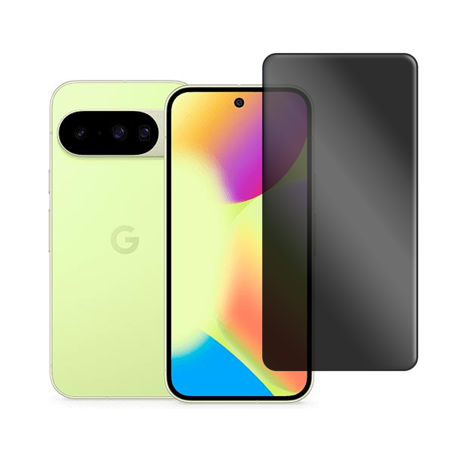 Microcase Google Pixel 10/Google Pixel 10 Pro Privacy Gizlilik Filtreli Tam Kaplayan Tempered Cam-AL3125