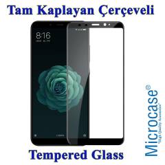 Xiaomi Mi A2 - Mi 6X Premium Mat Silikon Kılıf + Tam Kaplayan Cam
