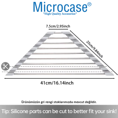Microcase Ayarlanabilir Mutfak Lavaboya Monte Çok Amaçlı Askılık 2 ADET AL5443