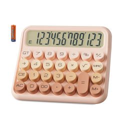 Microcase Mekanik Klavye Görünümlü LCD Ekran 27 Tuş Renkli Hesap Makinesi AL4583