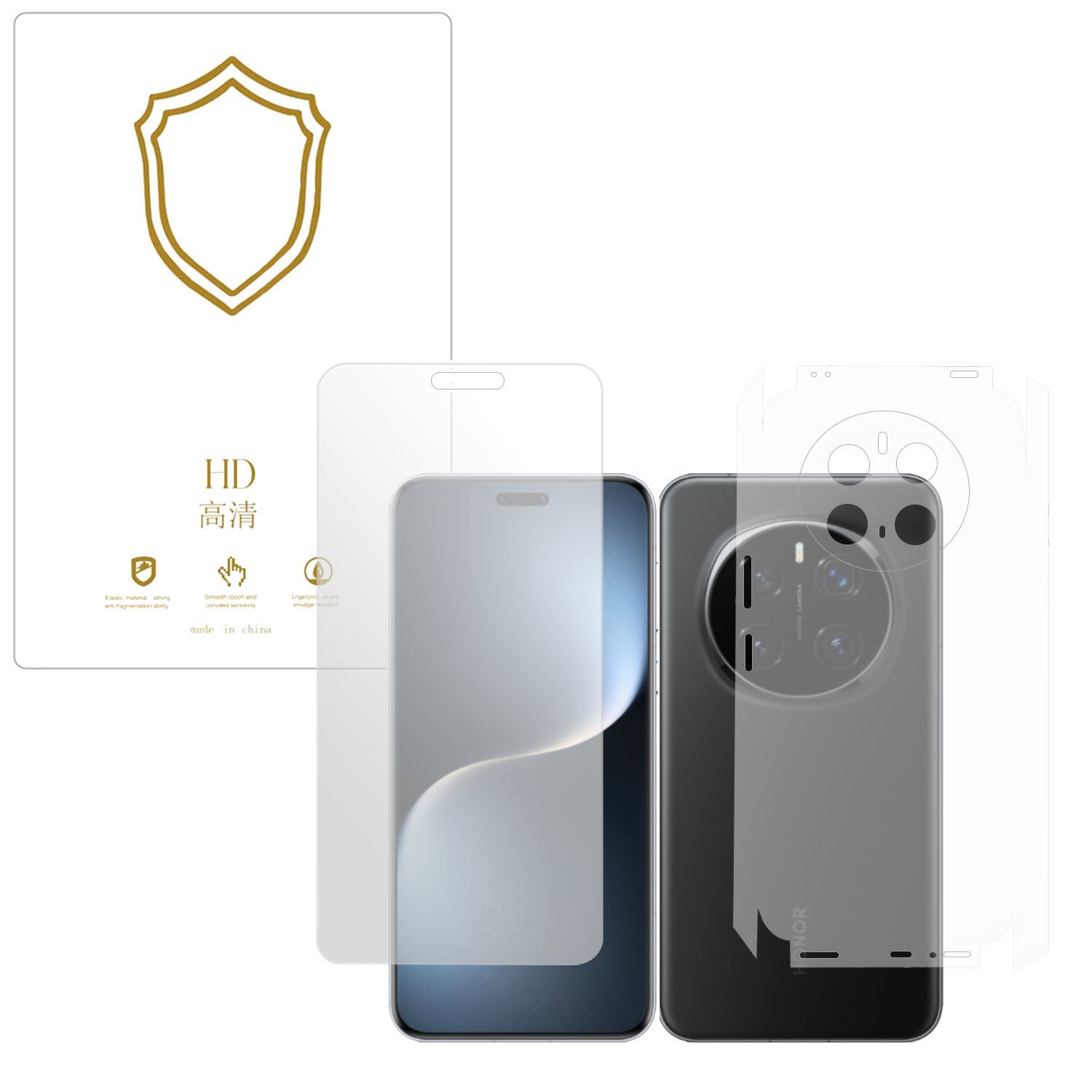 Microcase Honor Magic 7 Pro   ile Uyumlu Full Tpu Ön Arka ve Yan 360 Nano Koruma- EKM116