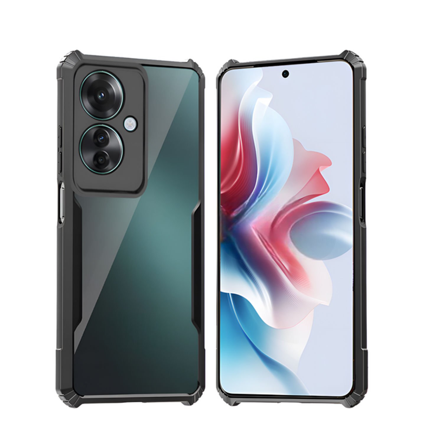 Microcase Oppo Reno 11F/ Oppo F25 PRO   ile Uyumlu Airbag Serisi Darbeye Dayanıklı Köşe Korumalı Tpu Kılıf - AL3370