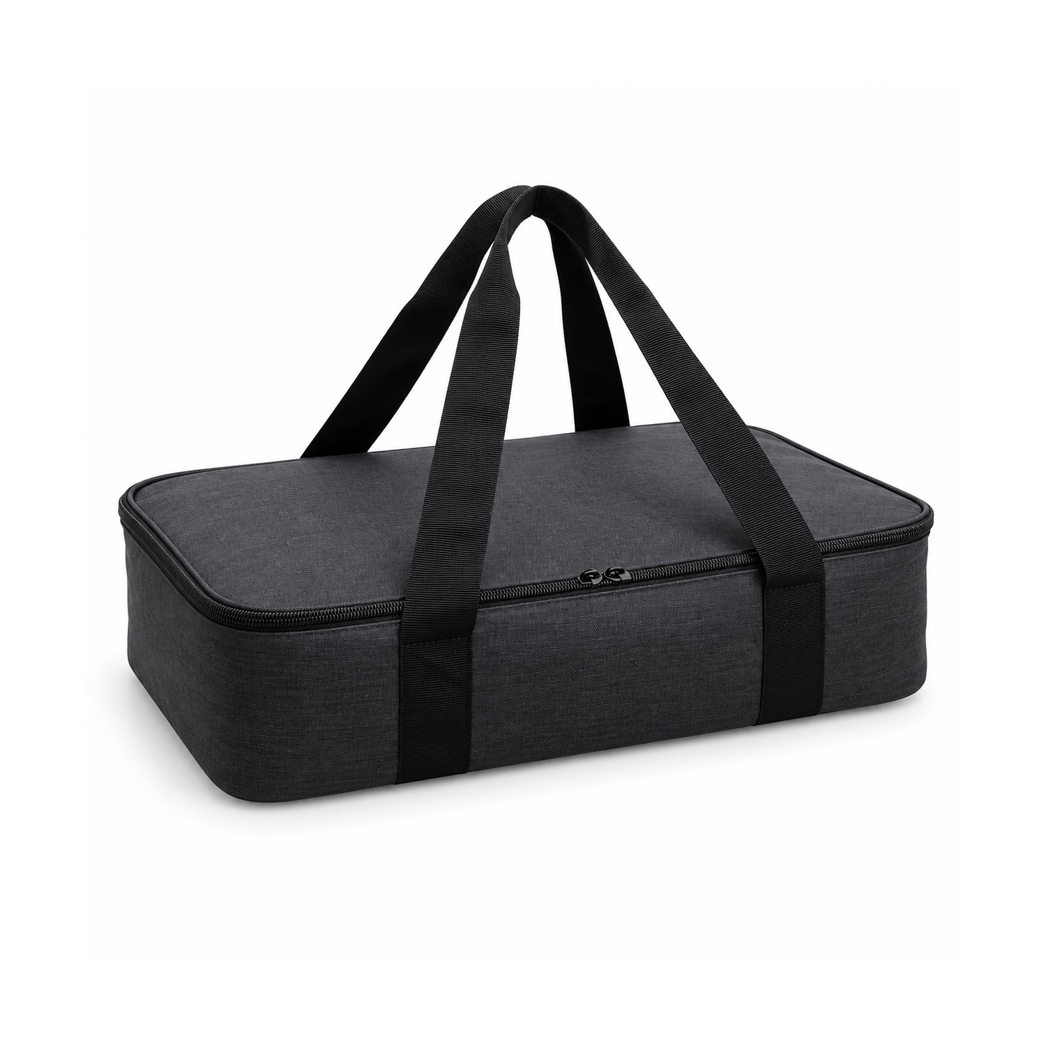 Microcase Isı Yalıtımlı Termal Hacimli Piknik Malzemesi Borcam ve Yemek Taşıma Çantası Siyah 47 x 32 x11 CM  AL7041