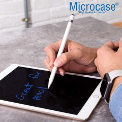Microcase Apple Pencil için 2in1 Şarj kapağı ve Dokunmatik kalem AL2540