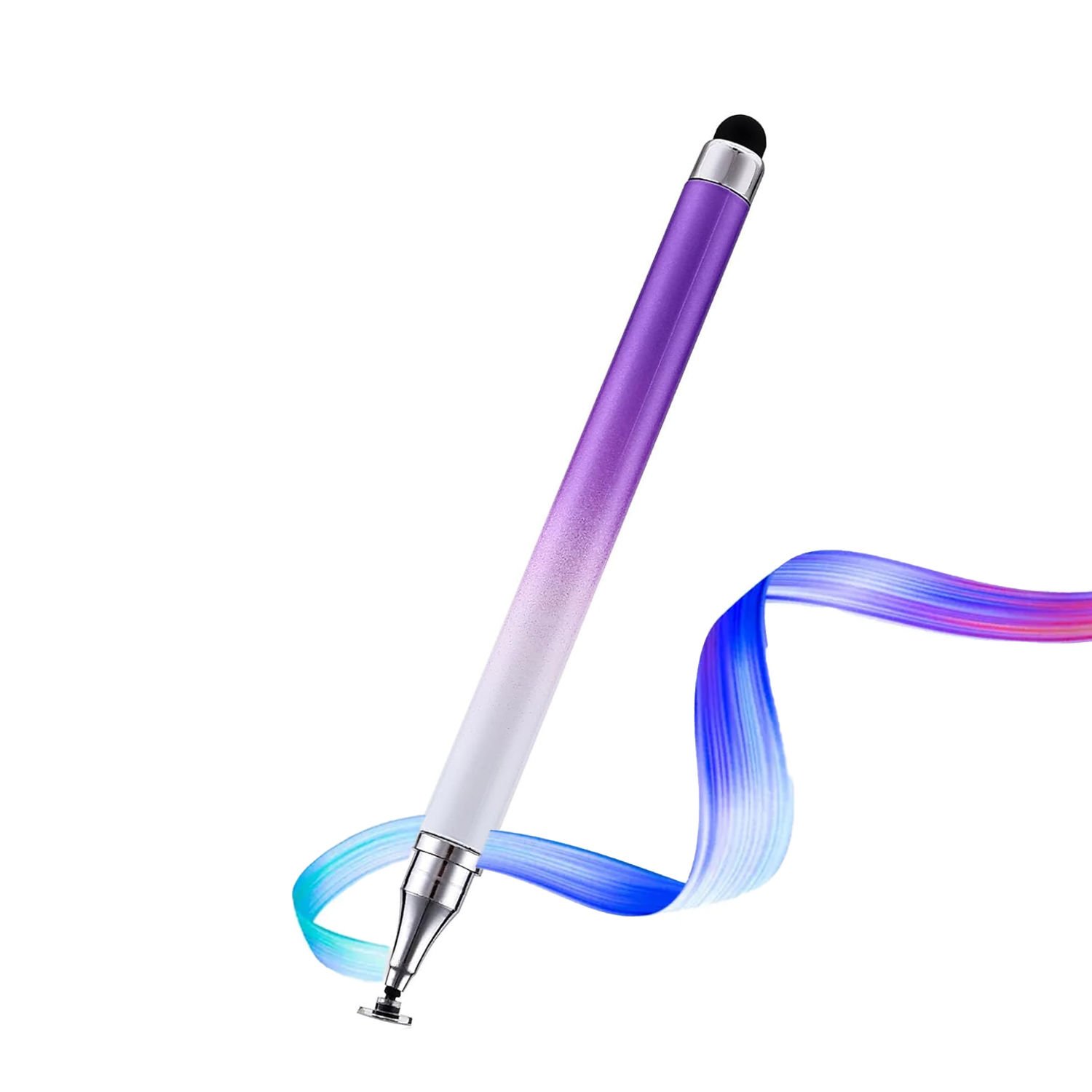Microcase Universal Telefon  Tablet için   2in1 Disk Uçlu Stylus Dokunmatik  Çizim Kalemi-AL4765