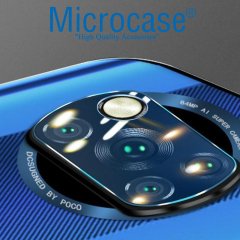 Microcase Xiaomi Poco X3 NFC Kamera Camı Lens Koruyucu Esnek Film