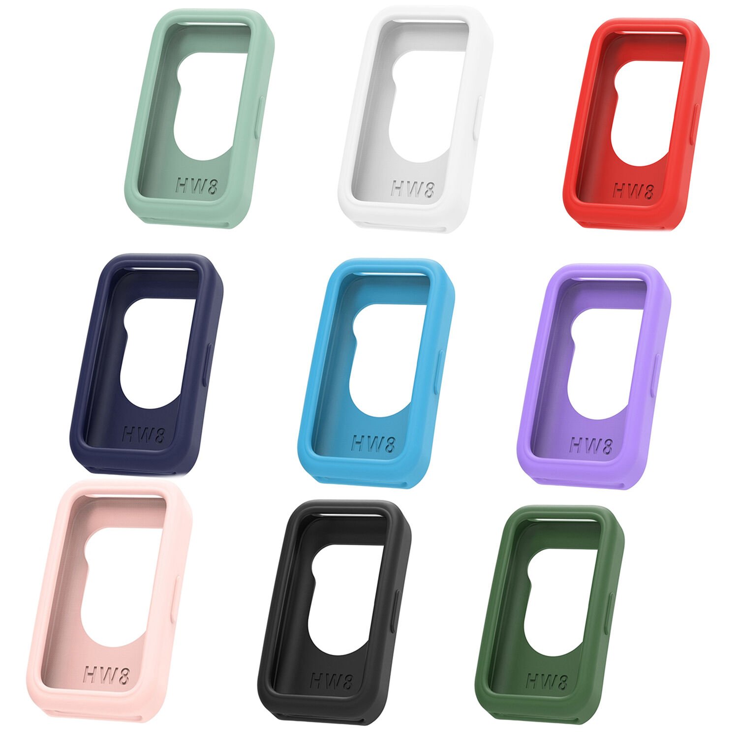 Microcase Huawei Band 8 Önü Açık Tasarım Silikon Kılıf - AL3172