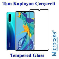 Huawei P30 Premium Matte Silikon Kılıf + Tam Kaplayan Cam