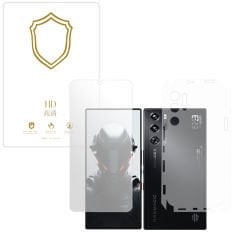 Microcase ZTE Nubia Red Magic 9 Pro ile Uyumlu Full Tpu Ön Arka ve Yan 360 Nano Koruma- EKM116