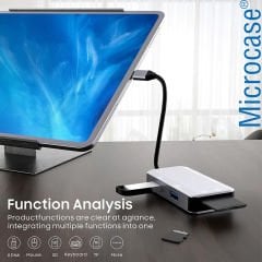Microcase Type C 4xUSB 3.0 Kart Okuyucu 6in1 USB OTG SD/TF - AL4588