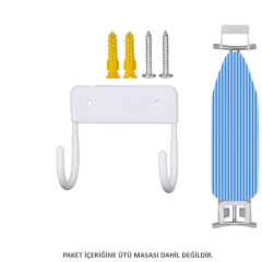 Microcase Paslanmaz Çelik Çok Amaçlı Kullanılabilir Ütü ve Eşya Askılığı AL5440