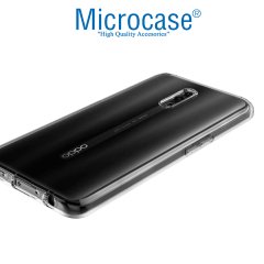 Microcase Oppo Reno Ultra İnce 0.2 mm Soft Silikon Kılıf + Tempered Glass Cam Koruma (SEÇENEKLİ)