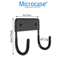 Microcase Paslanmaz Çelik Çok Amaçlı Kullanılabilir Ütü ve Eşya Askılığı 2 ADET AL5440