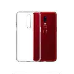 Microcase OnePlus 6 Slim Serisi Soft TPU Silikon Kılıf - Şeffaf AL3324