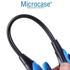 Microcase Mandallı Kitap Okuma Led Lamba Esnek Aydınlatma - AL2498 MAVİ