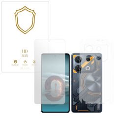 Microcase İnfinix GT 10 Pro ile Uyumlu Full Tpu Ön Arka ve Yan 360 Nano Koruma- EKM116