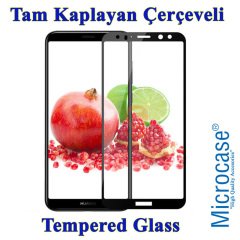 Huawei Mate 10 Lite Premium Mat Silikon Kılıf + Tam Kaplayan Cam
