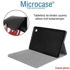 Microcase Lenovo Tab Plus TB351FU Tablet ile Uyumlu Sleeve Serisi Mıknatıs Kapak Standlı Kılıf - SLORTA