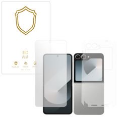 Microcase Samsung Galaxy Z Flip 6 / Z Flip 7 FE ile Uyumlu Full Tpu Ön Arka ve Yan 360 Nano Koruma- EKM116
