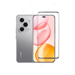 Microcase Honor 400 Pro 5G Curved Tam Kaplayan Kavisli Tempered Cam Ekran Koruyucu - AL3282