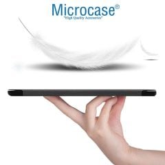 Microcase Apple iPad Mini 6 8.3 2021 Delüx Leather Standlı Kılıf - Siyah