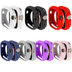 Microcase Apple Watch Ultra 49mm Önü Açık Mat Silikon Kılıf - AL3172