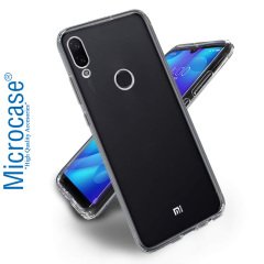 Microcase Xiaomi Mi Play Ultra İnce 0.2 mm Soft Silikon Kılıf + Tempered Glass Cam Koruma (SEÇENEKLİ)