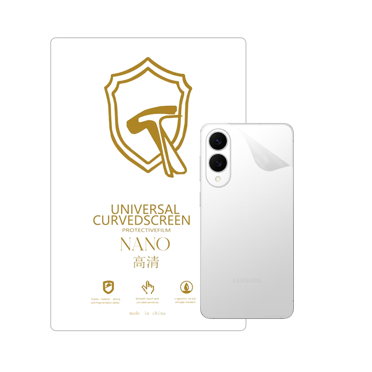 Microcase Samsung Galaxy S25 Edge ile Uyumlu Full Tpu Nano Arka Ekran Koruma Filmi - EKM102