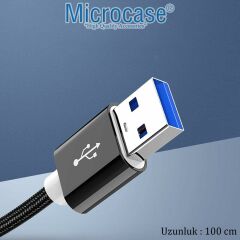 Microcase Yüksek Hızlı USB 3.0 Uzatma Kablosu - 100 cm AL4105