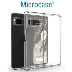Microcase Google Pixel Fold Sert Kristal Kapak Kılıf - Şeffaf AL3157