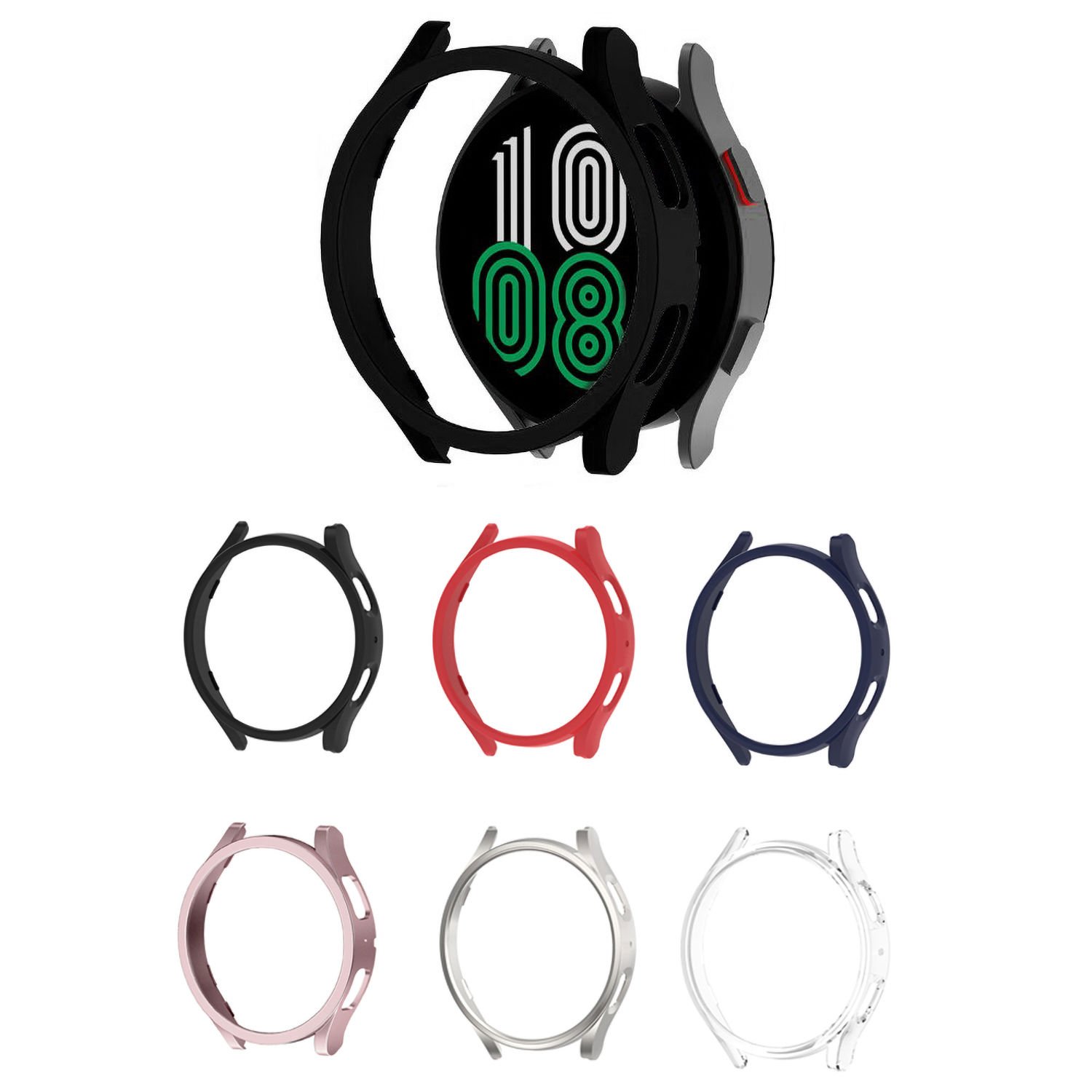 Microcase Samsung Galaxy Watch 5 Pro 45 mm Önü Açık Sert Slim Rubber Kılıf - AL3172