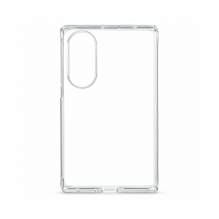 Microcase Samsung Galaxy Z Fold 8 Ultra ile Uyumlu Sert Kristal Kapaklı Kılıf Şeffaf- AL3157
