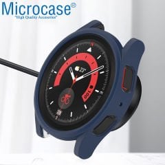 Microcase Samsung Galaxy Watch 5 Pro 45 mm Önü Açık Sert Slim Rubber Kılıf - AL3172