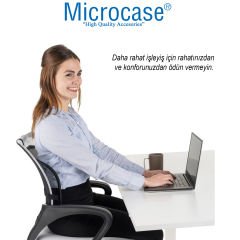 Microcase Ortopedik Fileli Koltuk ve Oto Bel Desteği Sırtlık + Oto Araç Koltuk Minderi AL4633