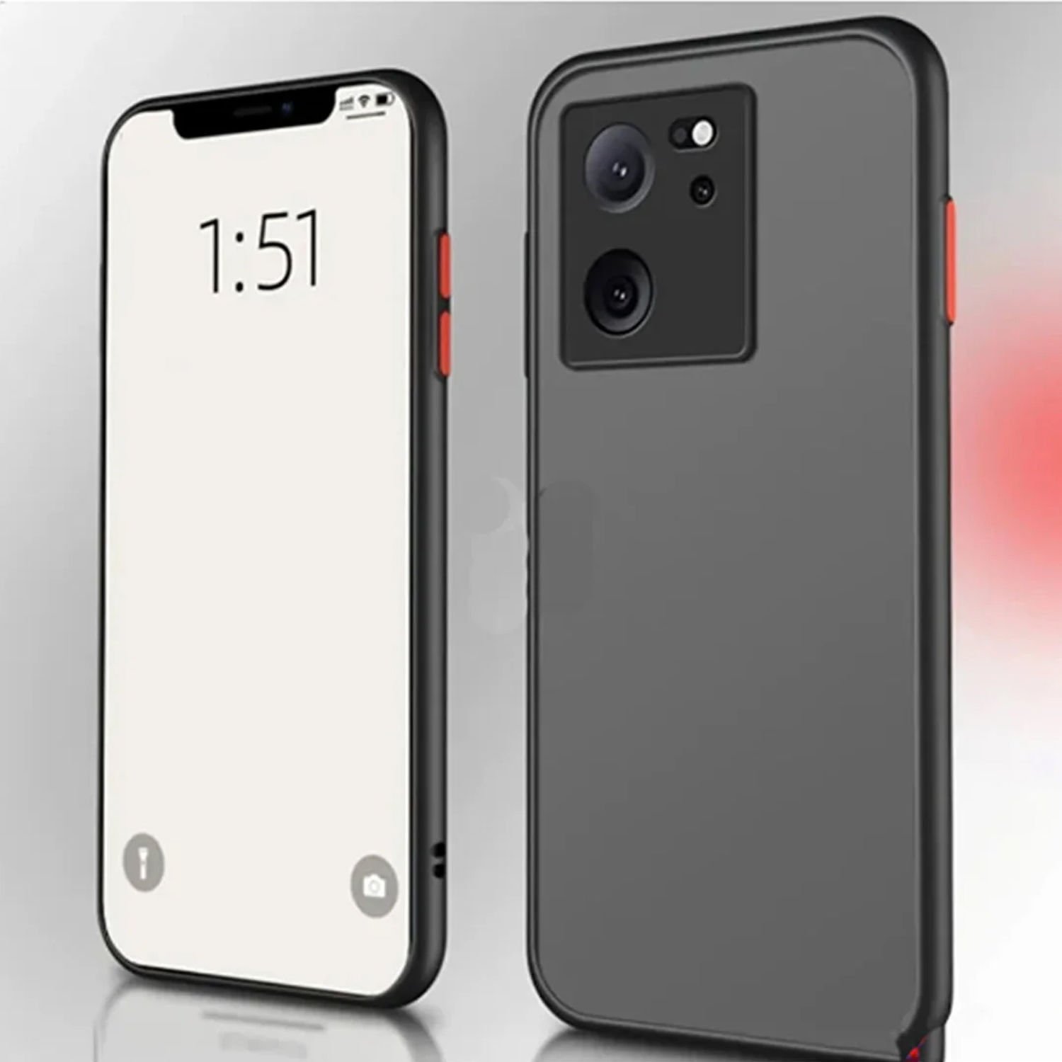 Microcase Xiaomi 13T / 13T Pro / K60 Ultra London Serisi Darbeye Dayanıklı Kılıf - Siyah AL3415