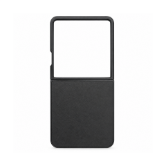 Microcase Samsung Galaxy Z Flip 8 için Deri Desenli Plastik Koruma Kılıf - AL3156