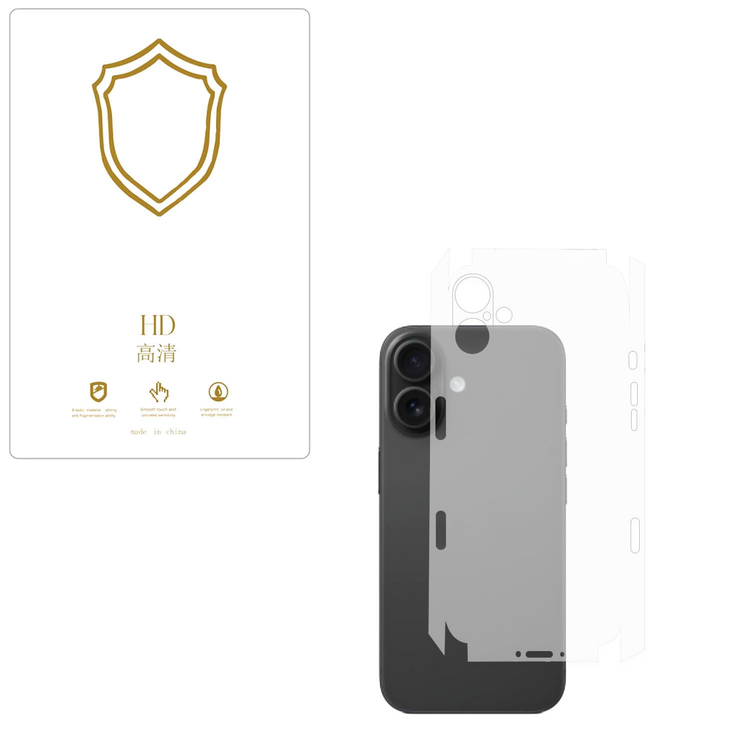 Microcase Iphone 16 ile Uyumlu  Tpu Arka ve Yan  Nano Koruma- EKM115