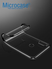 Microcase Redmi 6 Pro Plating Series Soft Silikon Kılıf-SİYAH+CAM