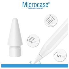 Microcase Apple Pencil 1-2 Nesil   Pencil USB-C  Pro ile  Uyumlu Yüksek Hassasiyetli  Yedek Uç 4 Adet -AL4762