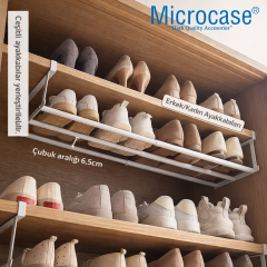 Microcase Dolap içi Ekstra Alan için Metal Ayakkabı Standı 10x20x40-65 CM 4 ADET AL5457