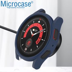 Microcase Samsung Galaxy Watch 5 44 mm Önü Açık Sert Slim Rubber Kılıf - AL3172