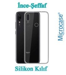 Microcase Xiaomi Redmi Note 7 Pro Ultra İnce 0.2 mm Soft Silikon Kılıf + Tempered Glass Cam Koruma (SEÇENEKLİ)