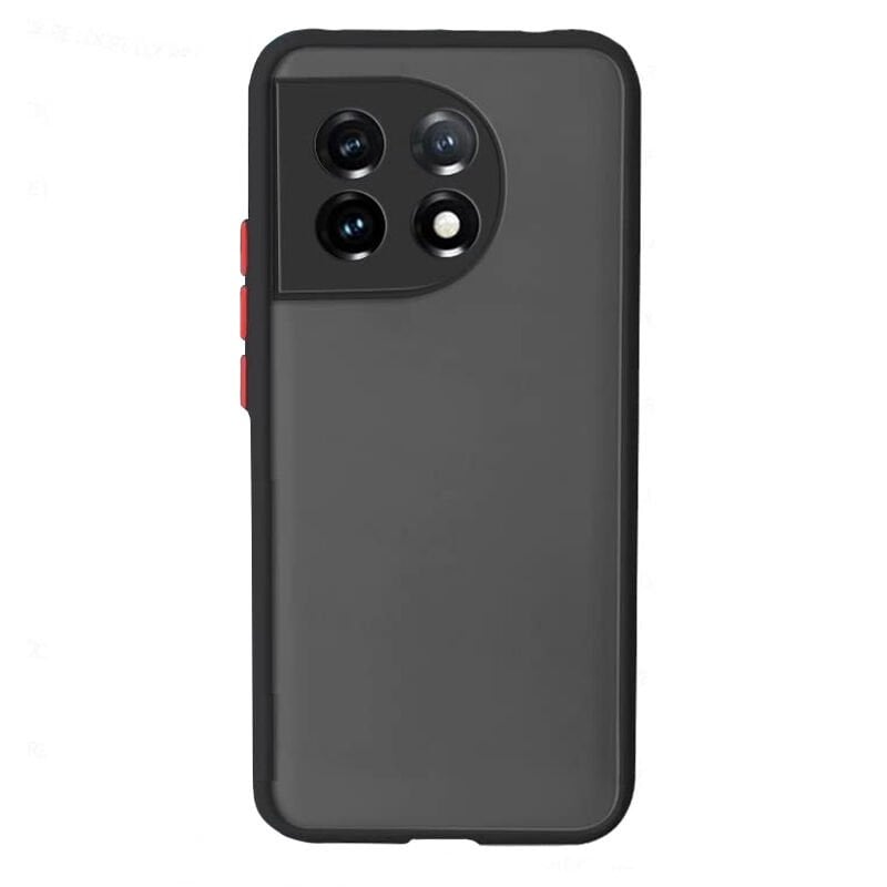 Microcase OnePlus 11 Global London Serisi Darbeye Dayanıklı Kılıf - Siyah AL3415