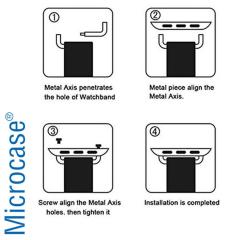 Microcase Apple Watch Ultra 2 Metal Kordon Kayış Adaptörü - AL3076