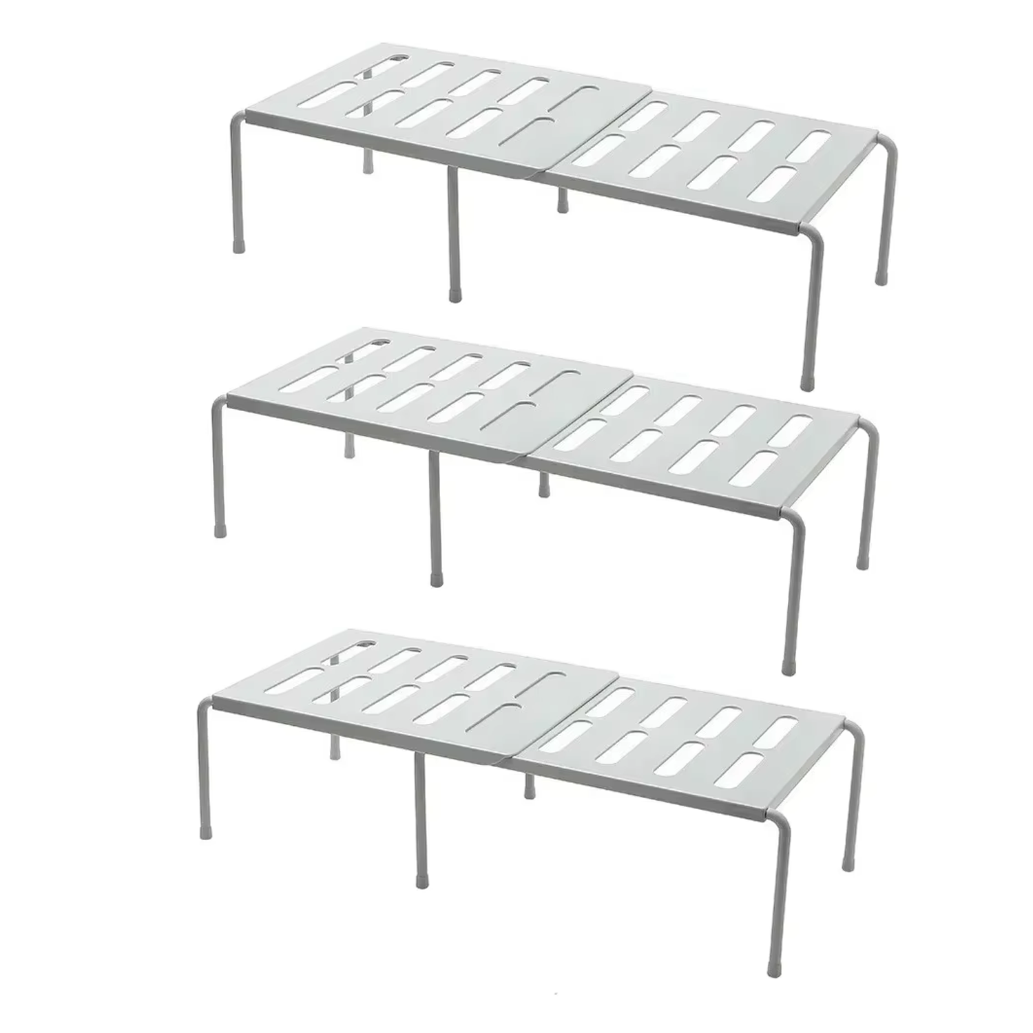 Microcase Çok Amaçlı Ayarlanabilir Ayakkabı Rafı Eşya Standı 15x24x36-69 CM 3 ADET AL5458